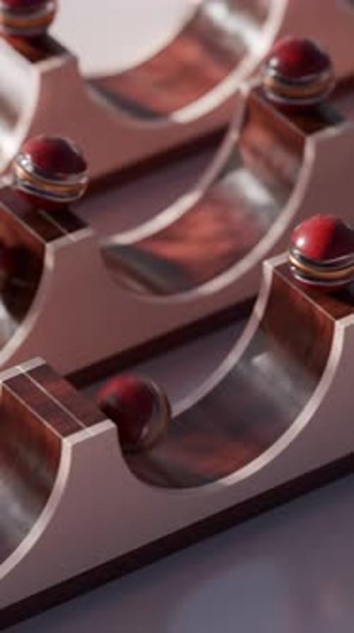 Animação 3D Slide Balls Loop