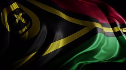 Flag of Vanuatu | UHD | 60fps