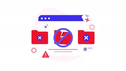 Mensagem de erro do arquivo de animação da página da web não encontrada. Adequado para web design e tecnologia
.