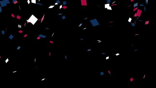 4th of July Confetti Burst Overlay