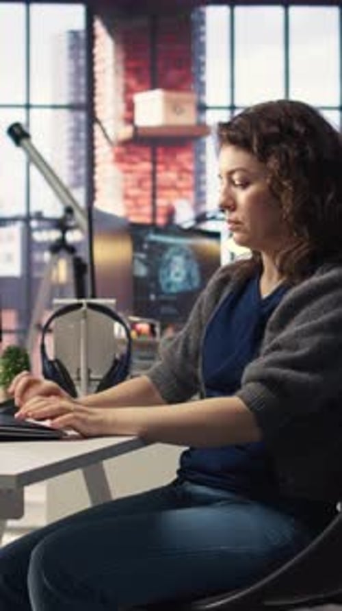 Vertical Video Worker utiliza un sistema de chatbot de IA para guiar las tareas de resolución de problemas