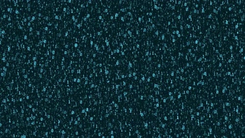 Digital binary code background. random computer binary code motion background.