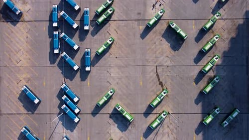 Buses Are Leaving The Garage