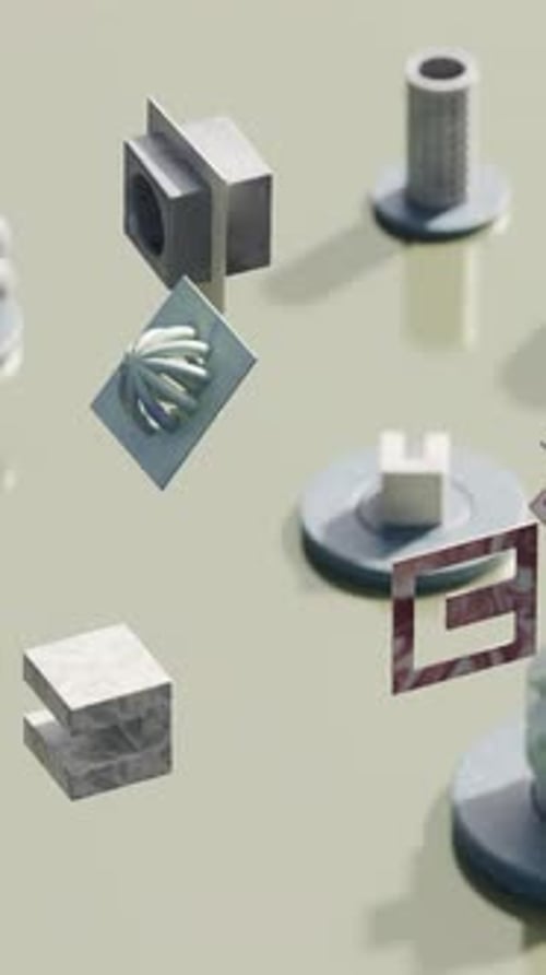 Animation of Geometric Shapes in Motion