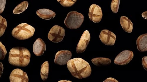 Round Rye Bread Floating Loop on Alpha