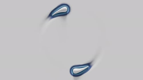 Animation satisfaisante 3D de sphères de peinture