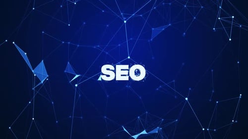 Text Reveal Animation with Futuristic Plexus Network Glitch Effect