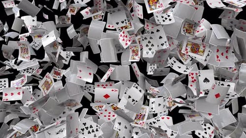 Dynamic Deck Animated Poker Card Transitions From Corner To Corner Diagonal Wipe