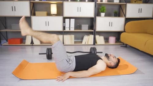 Exercise and sports at home.