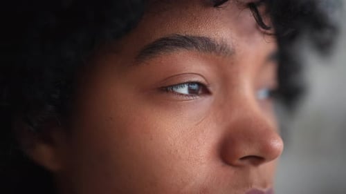 Detailed Close Up of a Face