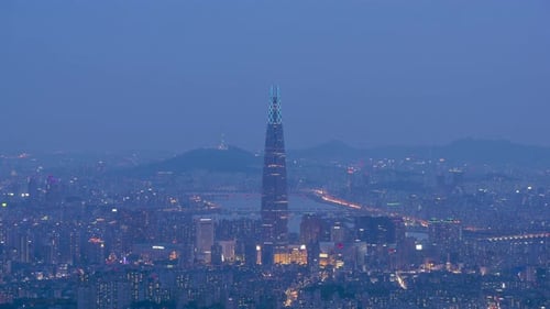Seoul City Skyline, South Korea.