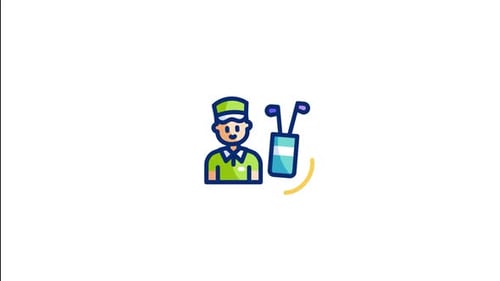 Golfer Animated Icon