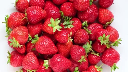 Strawberry on a White Background