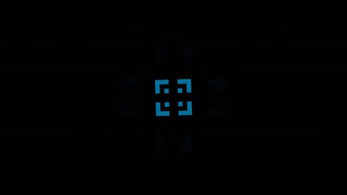 Cyan Pink And Orange Cool Neon Strobe Geometric Background Vj Loop In 4K