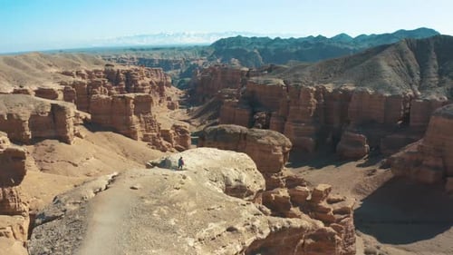 Man On The Canyon
