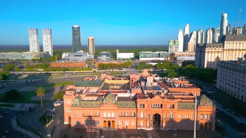 Casa Rosada Also Known As Government House Casa De Gobierno in Buenos Aries Argentina