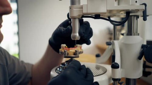 Close Up Professional Laboratory for the Production of Dental Protoses Veneers and Crowns a