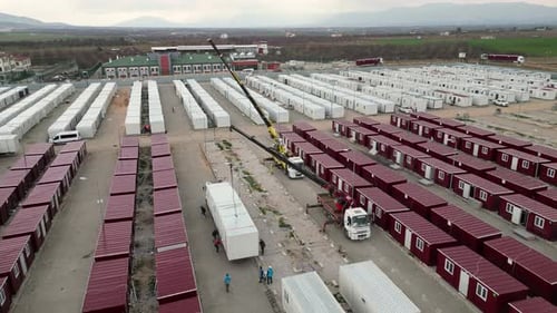 Container für Erdbebenkatastrophen