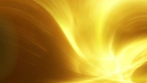 Gelber Hintergrund mit spiralförmigem Effekt und verschwommenen Strohhalmen