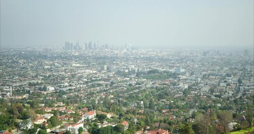 Panoramic view of Los Angeles, California, United States of America