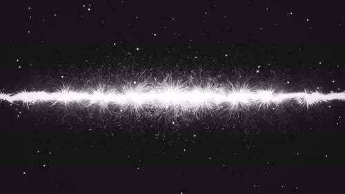 Glowing Horizontal Line in the Dark