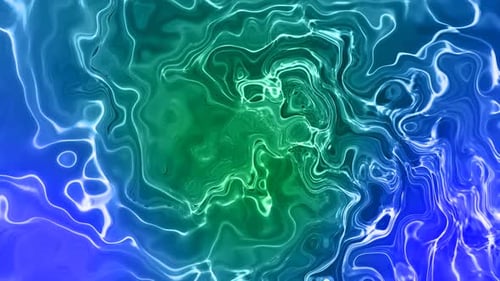 Seamless Abstract Liquid Flowing Blue Green Light Background