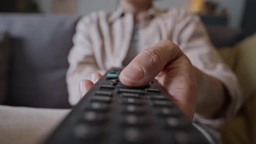 Switching Channels on Remote Control While Watching TV
