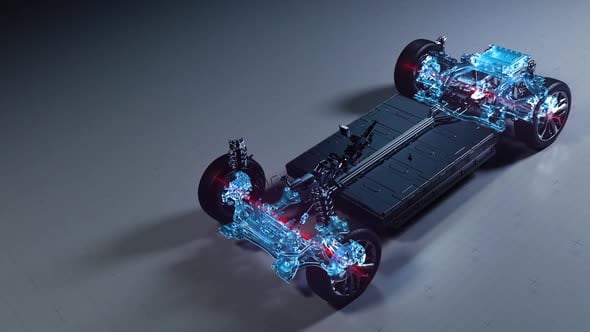 Revolutionary Battery Powertrain X-Ray Visualization, Backgrounds ...