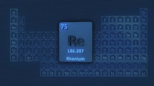 Tabela periódica de rênio