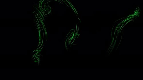 Green Colored Trails VFX