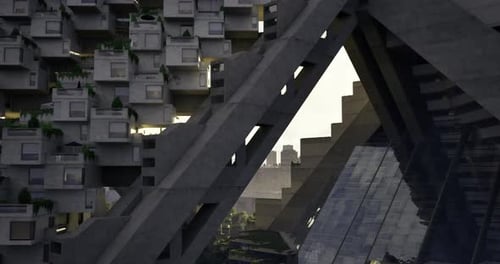 Modernes Architekturdesign mit innovativen Wohnstrukturen