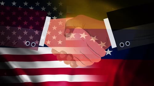 United States and Venezuela political agreements 4K