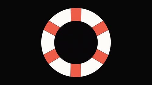 Lifebuoy Icon Color Change Animation