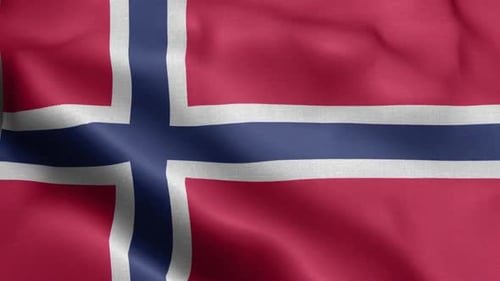 Norway Flag Textured Waving Front Background HD