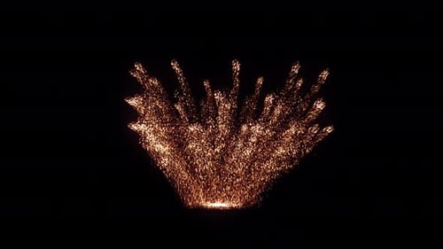 Dynamic Golden Particle Burst Opener