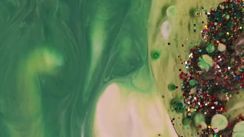 Paint Explosion Acrylic Bubble Marble Stream Blend