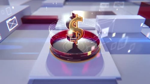 Financial News Background Loop//Business news Background Loop