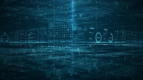 Futuristische digitale Daten 01722