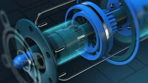 Futuristic cad interface