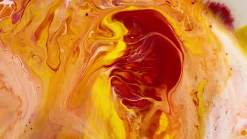 Abstract Paint Swirl