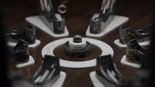 Animation 3D Slide Balls Loop