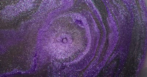 Shiny Spatter Fluid Spill Glitter Splash Bubble