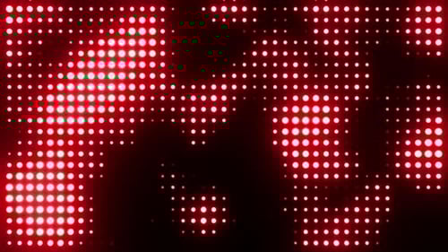Red Neon Lights On Black Background Vj Loop