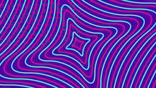 Fond abstrait avec motif triangulaire animé