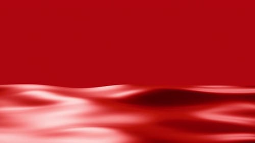 Red Minimalist Wave Background – 4K Seamless Loop