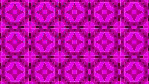 Pink Abstract Mandala Kaleidoscope Loop V4