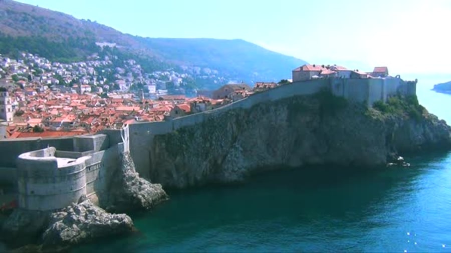 Cover for View across walled medieval city of Dubrovnik, Croatia also known as Kings Landing (Game of Thrones)