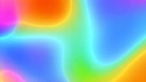 Lebendige Neon-Hintergrundschleife mit flüssigem Farbverlauf