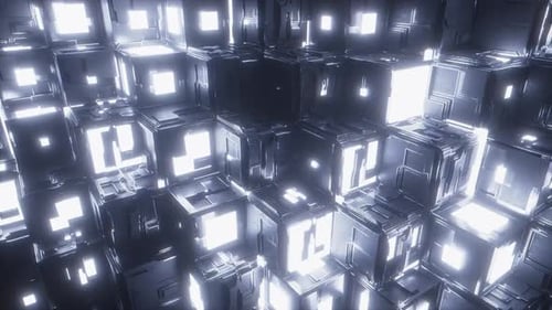 Sci-Fi Neons VJ Loop 001