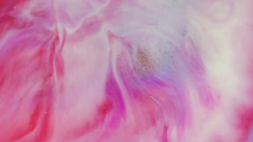 Abstract pink fluid background with sparkling glitter